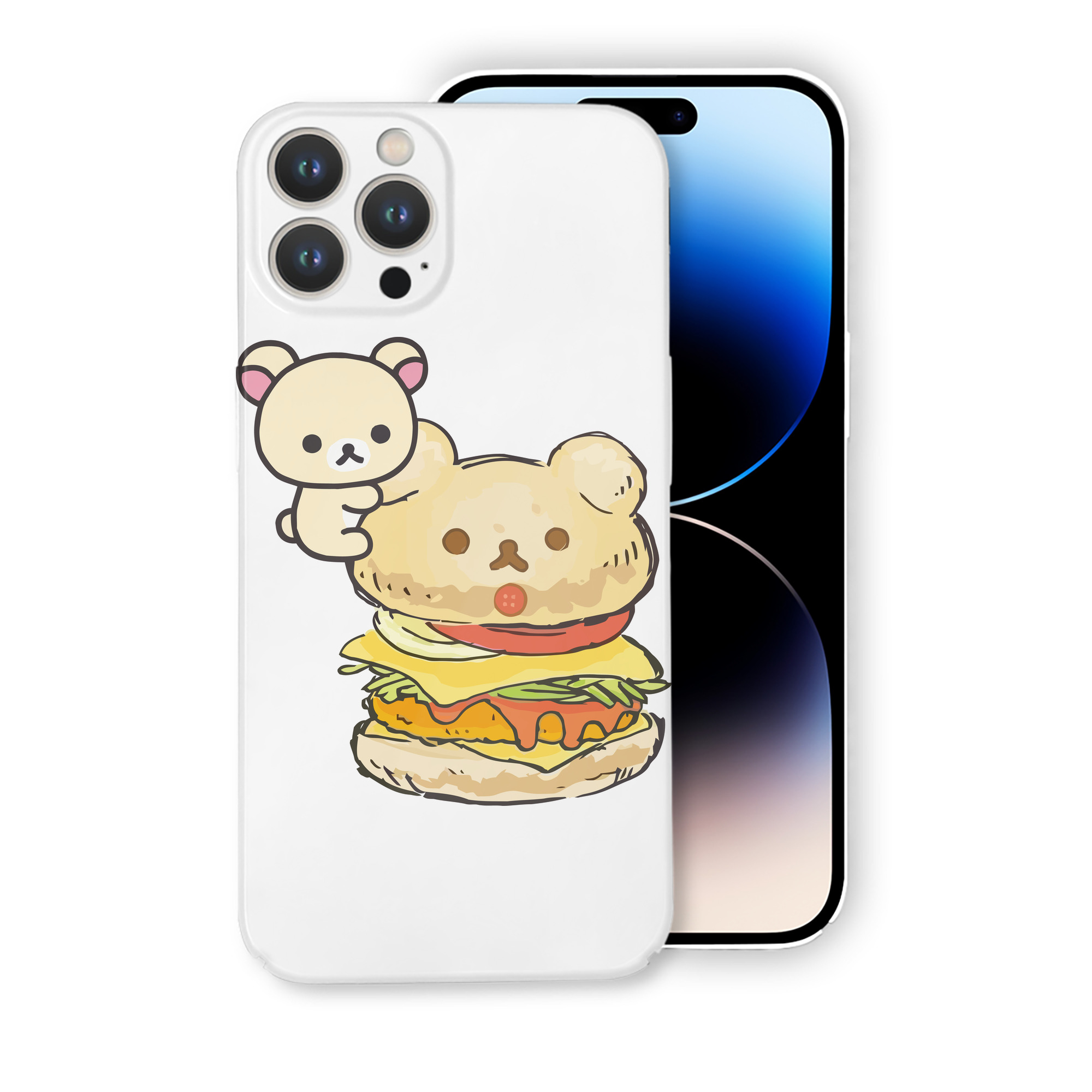 （画像用） リラックマ リラックマ キイロイトリ Rilakkuma Korilakkuma Kiiroitori 【iPhone 14シリーズ対応】ハードケース